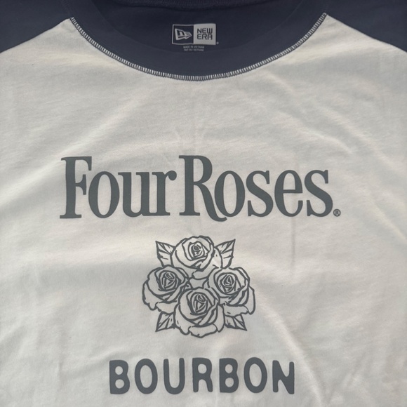 (NWOT) Four Roses ¾ Length Tee - Picture 3 of 4